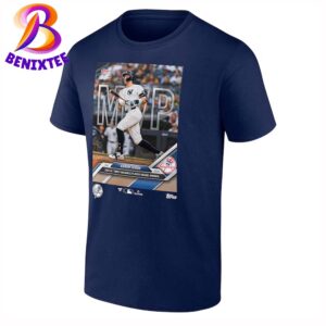 Aaron Judge New York Yankees Topps NOW Navy 2024 American League MVP Limited Edition Classic T-Shirt