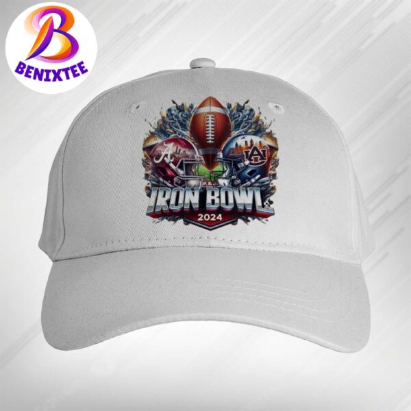 Alabama Crimson Tide vs Auburn Tigers NCAA Matchup Iron Bowl 2024 Helmet Classic Cap Snapback Hat