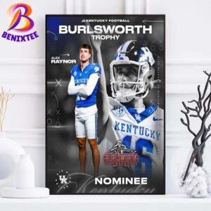 Alex Raynor Has Been Named A Brandon Burlsworth Foundation Trophy Nominee 2024 Home Decor Poster Canvas