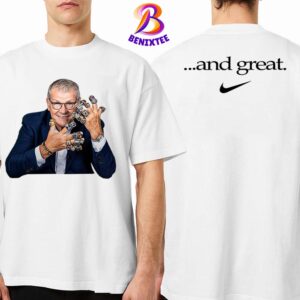 And Great Nike Tribute Geno Auriemma Winningest Coach In NCAA Division I Basketball History Two Sides Print T-Shirt