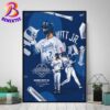 Brent Rooker Team Athletics 2024 Silver Slugger Award Winner Home Decor Poster Canvas