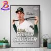 Anthony Santander From Team Baltimore Orioles On Being Named 2024 AL Silver Slugger Winner Wall Decor Poster Canvas