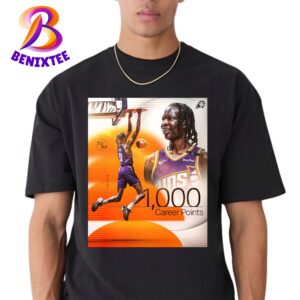 Congrats Bol Bol Team Phoenix Suns Reaches 1000 Career Points Unisex T-Shirt