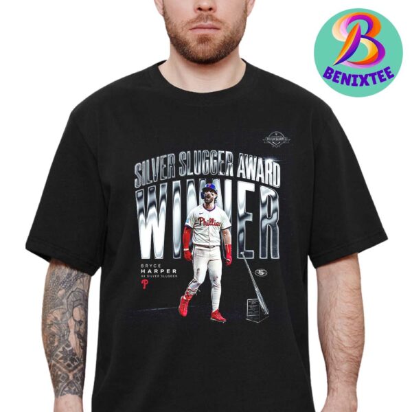 Congrats Bryce Harper Team Philadelphia Phillies 4x Silver Slugger 2024 Silver Slugger Award Winner Unisex T-Shirt