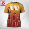 Connor McDavid Scores To Become The 4th-Fastest NHL Player To Reach 1000 Points All Over Print Shirt