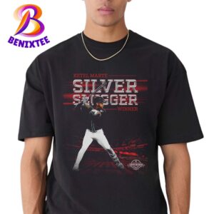 Congrats Ketel Marte Team Arizona Diamondbacks Has Won His First Career Silver Slugger Award 2024 T-Shirt