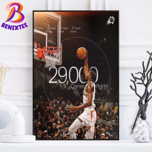 Congrats Kevin Durant Becomes Just The 8th Player In NBA History To Score 29000 Career Points Home Decor Poster Canvas