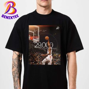 Congrats Kevin Durant Becomes Just The 8th Player In NBA History To Score 29000 Career Points Unisex T-Shirt