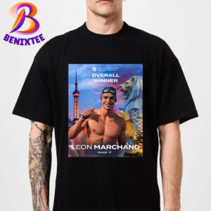 Congrats Leon Marchand World Aquatics Swimming World Cup Overall Winner 2024 Unisex T-Shirt