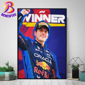 Congrats Max Verstappen Win The 2024 Sao Paulo Grand Prix Home Decor Poster Canvas