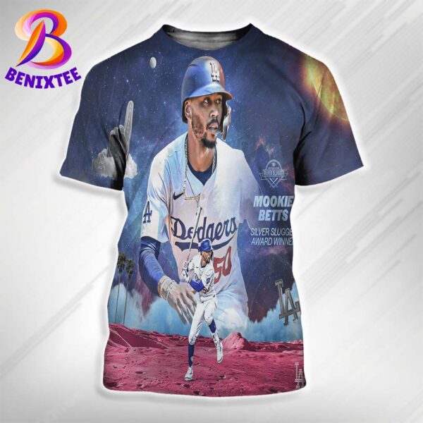 Congrats Mookie Betts On Your Seventh Career Silver Slugger Award And Fourth In Dodger Blue 2024 All Over Print Shirt