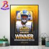 Lamar Jackson Has 4 Career Games With A Perfect Passer Rating Most In NFL History Home Decor Poster Canvas