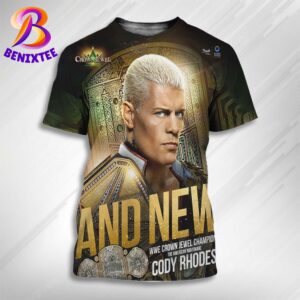 Congratulations Cody Rhodes And New WWE Crown Jewel Champions The American Nightmare 2024 All Over Print Shirt