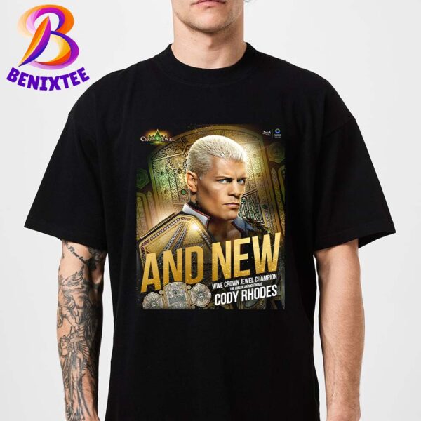 Congratulations Cody Rhodes And New WWE Crown Jewel Champions The American Nightmare 2024 Unisex T-Shirt