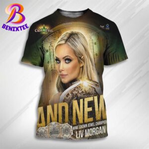 Congratulations Liv Morgan And New WWE Crown Jewel Champions 2024 All Over Print Shirt