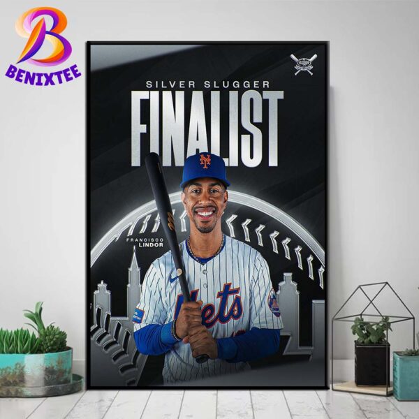 Francisco Lindor On Being Named Silver Slugger Finalists Wall Decor Poster Canvas