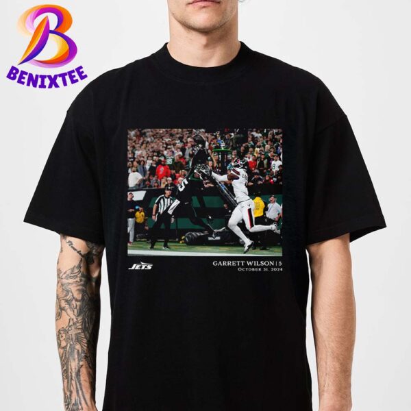 Garrett Wilson New York Jets NFL Flash Features Week 9 On October 31 2024 Premium T-Shirt