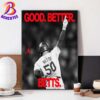 Congrats Mookie Betts On Your Seventh Career Silver Slugger Award And Fourth In Dodger Blue 2024 Poster Canvas