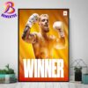 Jake Paul Bows To Mike Tyson Show Respect As They End Their Fight Home Decor Poster Canvas