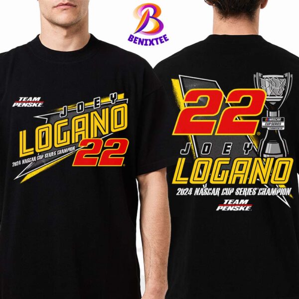 Joey Logano 22 2024 NASCAR Cup Series Champion Lifestyle Two Sides Print Vintage T-Shirt