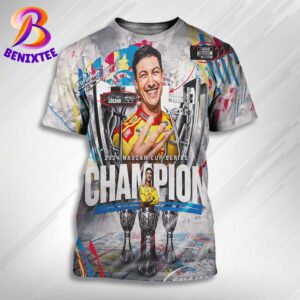 Joey Logano Is A Three-Time 2024 NASCAR Cup Series Champion All Over Print Shirt