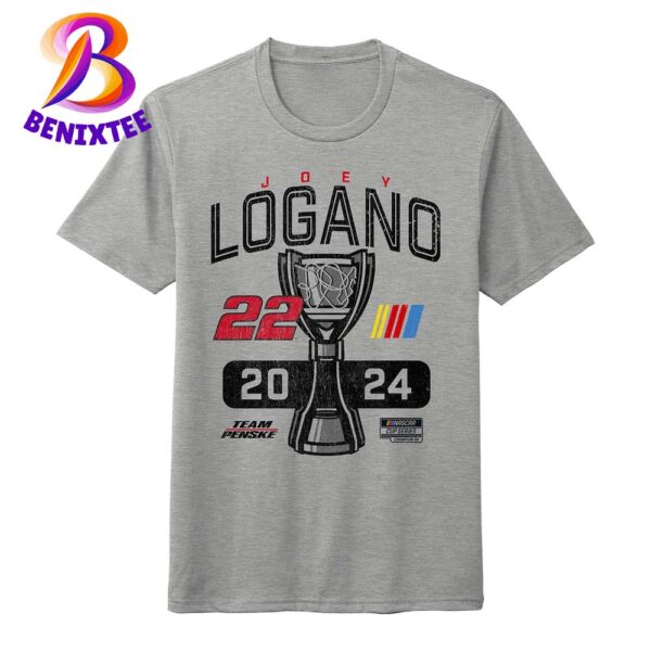 Joey Logano Team Penske 2024 NASCAR Cup Series Champion Lifestyle Grey Classic T-Shirt