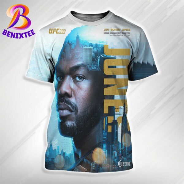 Jon Jones UFC 309 Defeats Stipe Miocic By KO To Remain The UFC Heavyweight Champion Of The World All Over Print Shirt