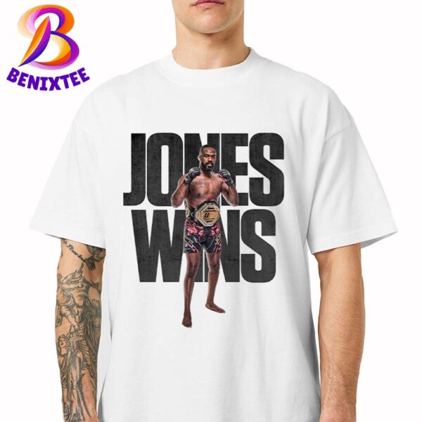 Jones Wins Jon Jones Knocks Out Stipe Miocic And Retains The UFC Heavyweight Title Unisex T-Shirt