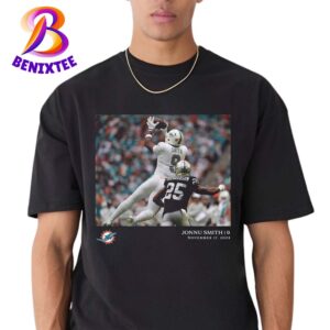 Jonnu Smith 9 Miami Dolphins NFL Flash Features Week 11 On November 17 2024 Premium T-Shirt