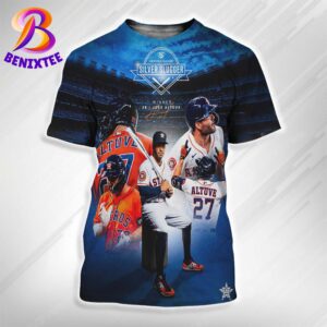 Jose Altuve Is A 7x Silver Slugger Winners 2024 American League Silver Slugger Award All Over Print Shirt