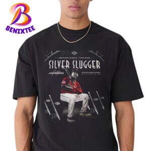 Jose Ramirez 5x Silver Slugger Winner And 2024 Winners American League Silver Slugger Vintage T-Shirt