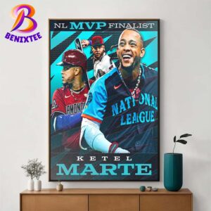 Ketel Marte Arizona Diamondbacks On Being Named A Finalist For The 2024 NL MVP Award Home Decor Poster Canvas