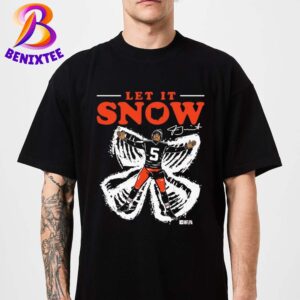 Let It Know Jameis Winston Cleveland Browns NFL Snow Angel Let It Know Signature Unisex T-Shirt