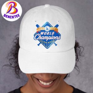 Los Angeles Dodgers 2024 MLB World Series Champions Official Logo Classic Cap Snapback Hat