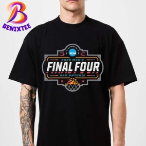 NCAA March Madness 2025 NCAA Division I Mens Basketball Tournament Final Four Logo For San Antonio Texas Vintage T-Shirt