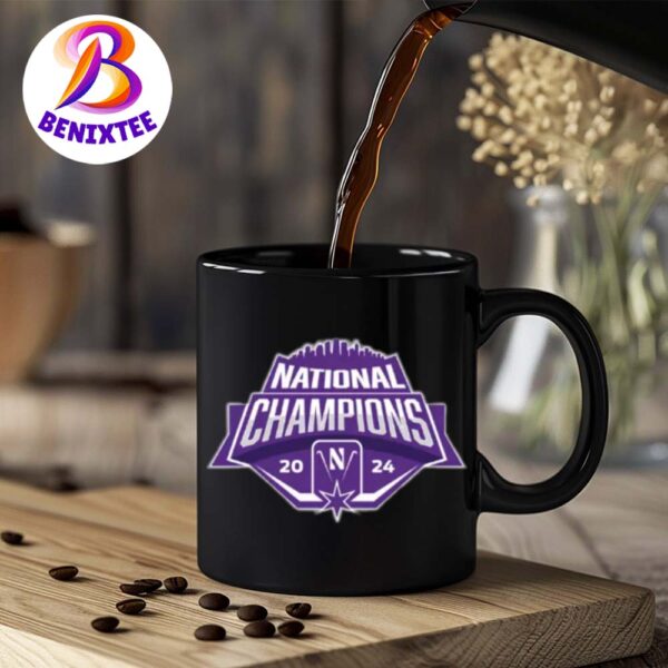 Northwestern Field Hockey NCAA Division I National Champions 2024 Official Logo Ceramic Mug