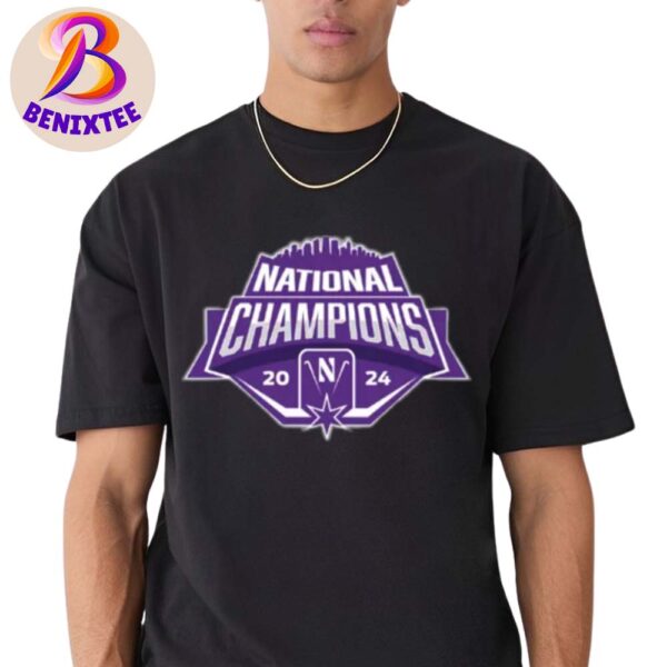 Northwestern Field Hockey NCAA Division I National Champions 2024 Official Logo Vintage T-Shirt