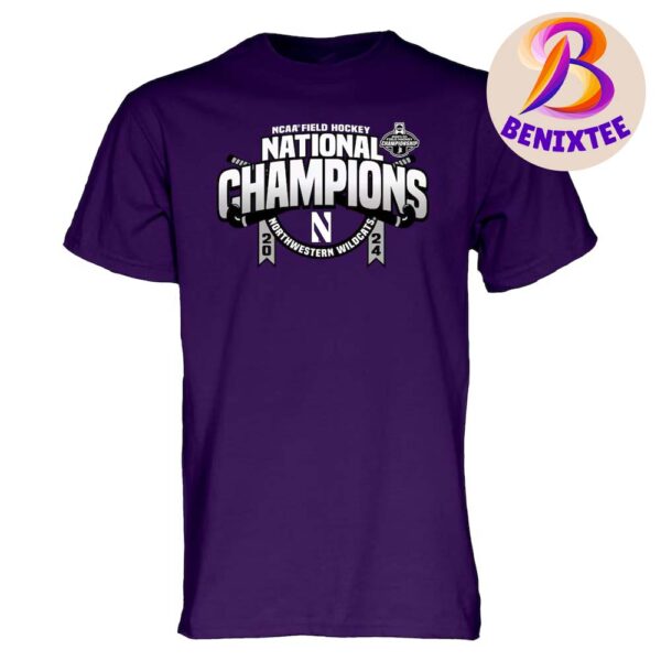 Northwestern Wildcats 2024 NCAA Field Hockey National Champions Classic T-Shirt