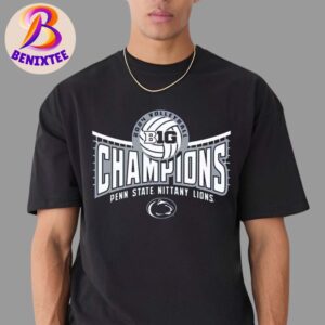 Official Navy Penn State Nittany Lions 2024 Big Ten Women’s Volleyball Regular Season Champions Vintage T-Shirt