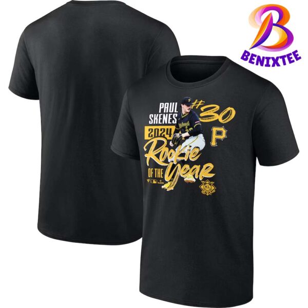 Official Paul Skenes Pittsburgh Pirates MLB 2024 National League Rookie Of The Year Classic T-Shirt