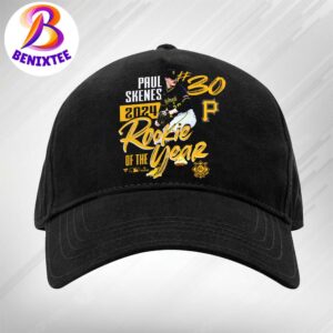 Official Paul Skenes Pittsburgh Pirates MLB 2024 National League Rookie Of The Year Snapback Hat Classic Cap