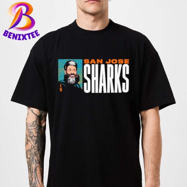 Official San Jose Sharks Jumbo 19 Celebration Of Thornton Retirement Unisex T-Shirt