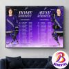 PWHL New York Sirens Announce Our Official PWHL 2024-25 Season Schedule Poster Canvas For Home Decor