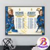 PWHL Victoire De Montreal Announce Our Official PWHL 2024-25 Season Schedule Poster Canvas For Home Decor