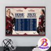 PWHL Toronto Sceptres Announce Our Official PWHL 2024-25 Season Schedule Poster Canvas For Home Decor