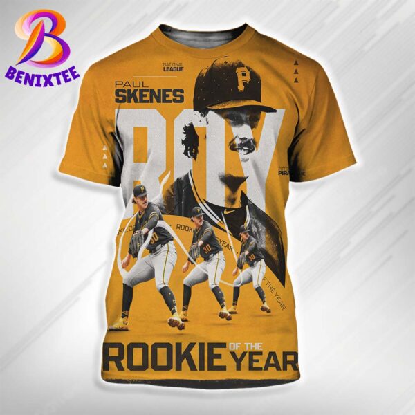 Paul Skenes Is Your 2024 National League Jackie Robinson Rookie Of The Year All Over Print Shirt