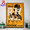 Congrats Paul Skenes Team Pittsburgh Pirates 2024 National League Rookie Of The Year Home Decor Poster Canvas