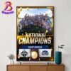 Congratulations To Middlebury The NCAA 2024 Division III Field Hockey Champions Home Decor Poster Canvas