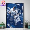 Congrats Bryce Harper Team Philadelphia Phillies 4x Silver Slugger 2024 Silver Slugger Award Winner Poster Canvas For Home Decor