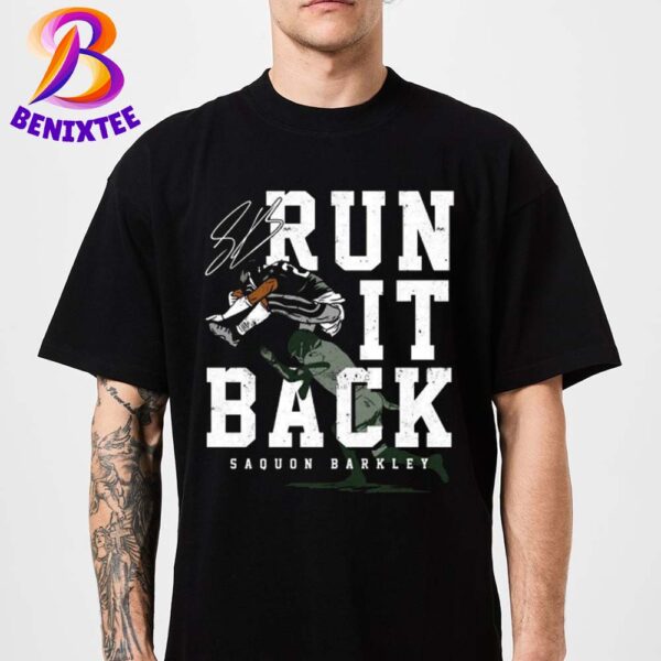 Saquon Barkley Run It Back Hurdle Over Jaguars 2024 NFL Philadelphia Eagles Vintage T-Shirt